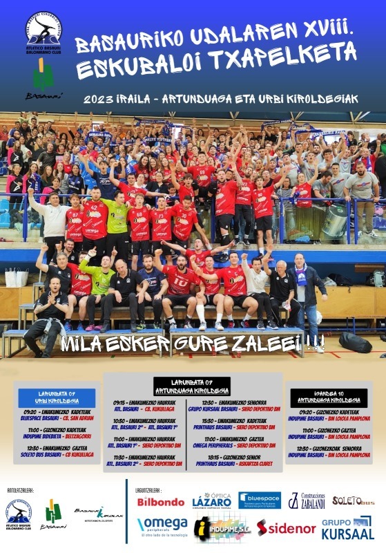 2023 09 09 y 10 Torneo Auto Basauri Cartel definitivo web