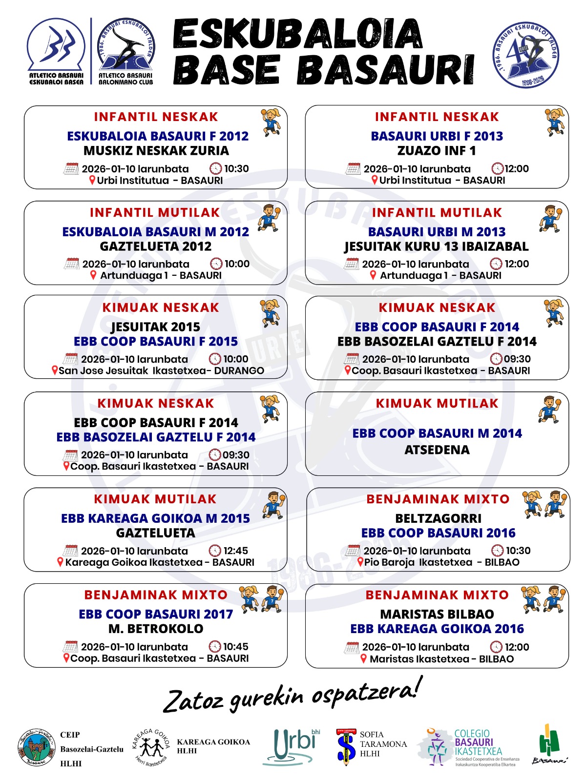 Cartelera escolar 20260110