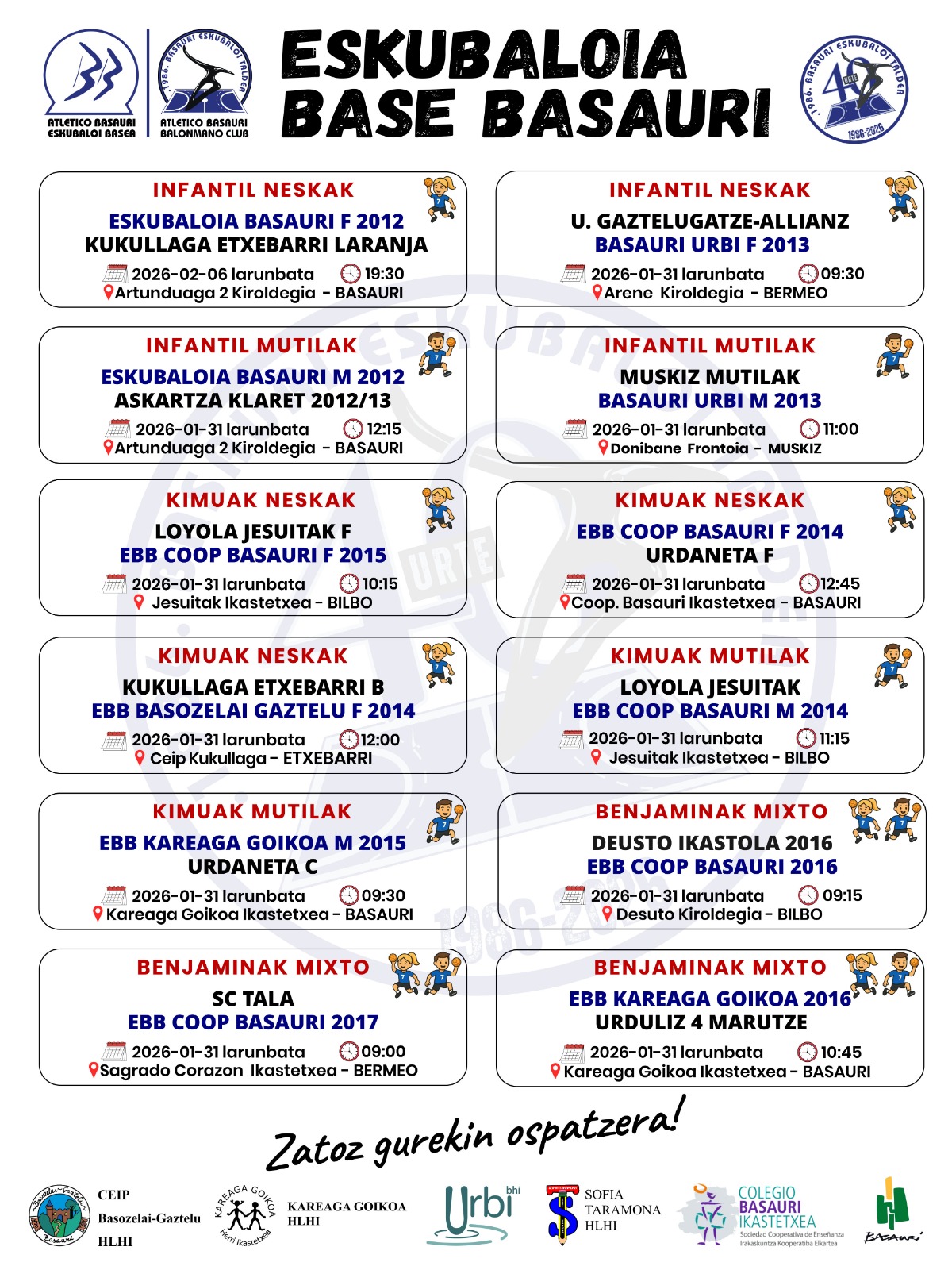 Cartelera escolar 20260131