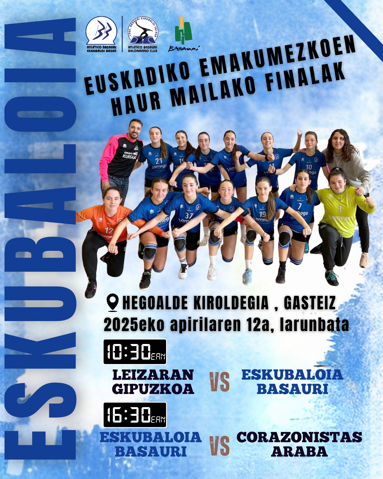 Euskadiko emakumezkoen haur mailako finalak